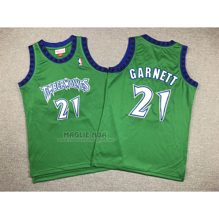 Maglia
 Kevin Garnett NO 21 Bambino
 Minnesota Timberwolves Hardwood Classics Throwback 1997-98 Verde

